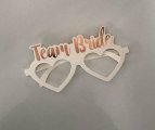 משקפיים TEAM BRIDE בצורת לב